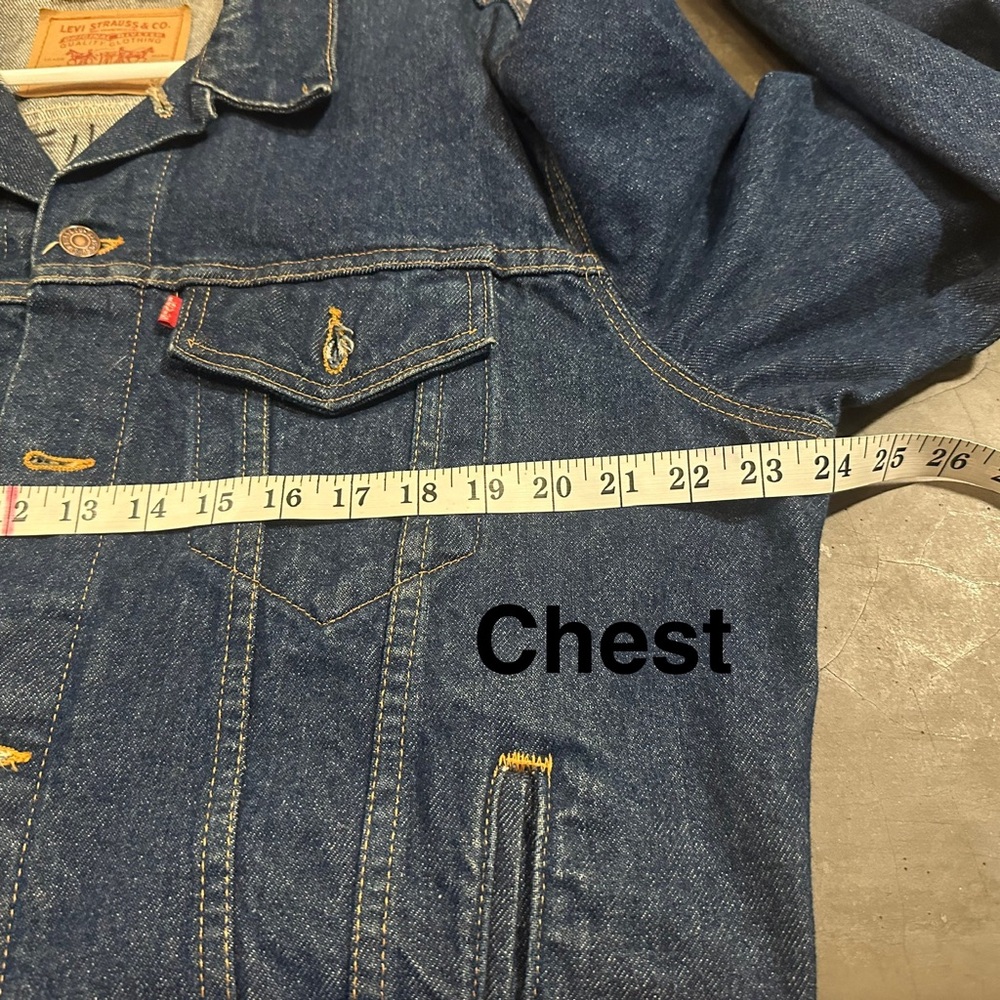 Levi Strauss & Co. Vintage Denim Trucker Jacket Sz 42 - Picture 12 of 12